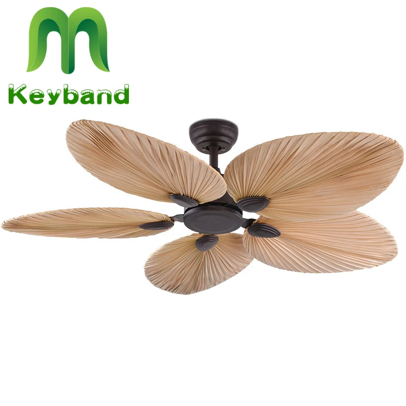 Потолочный вентилятор для спальни 52 дюйма причудливое декоративное лезвие с