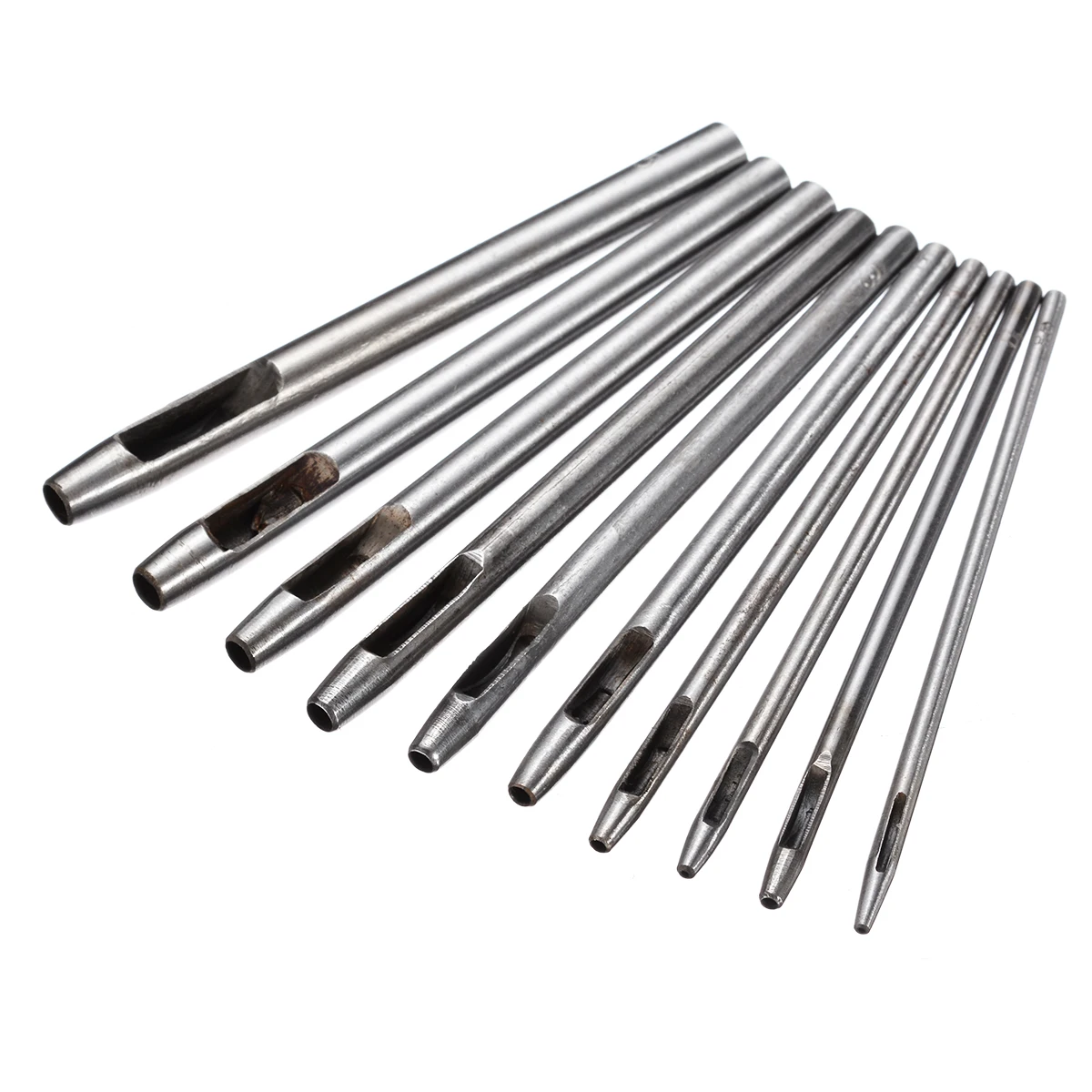 10 шт. ручная работа кожаный дырокол дыропробивные инструменты для кожи ремешки