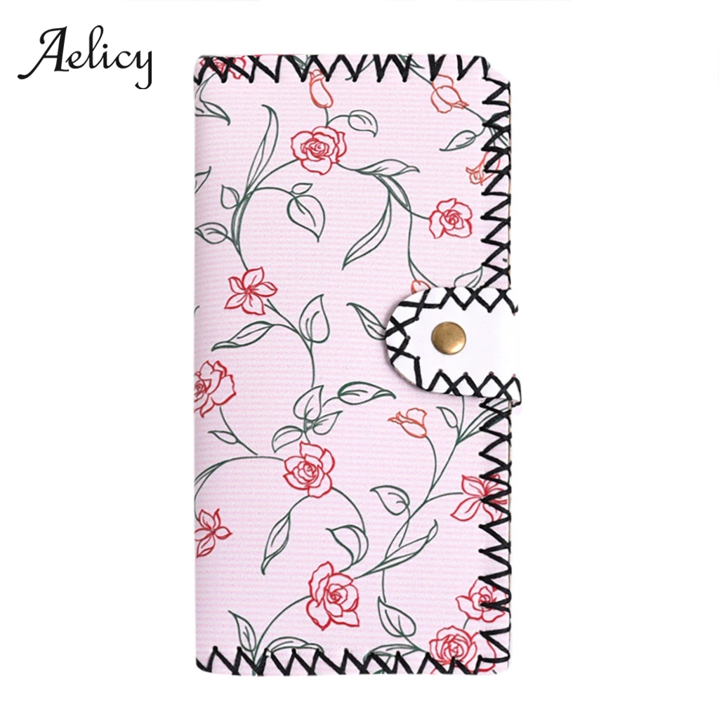 Aelicy 2019 роскошный бренд известные женские кошельки и наличные Длинный кошелек