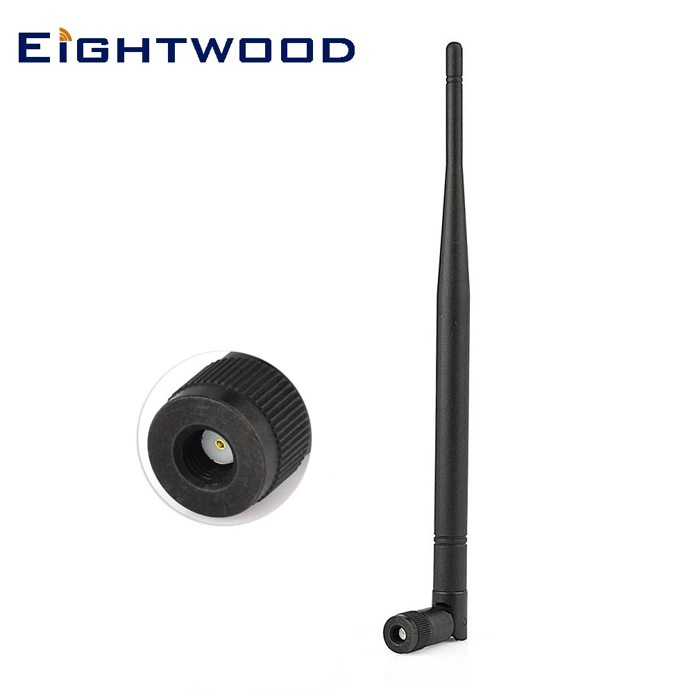 Eightwood 4G LTE RP-SMA Female Antenna Aerial for 4G LTE Cellular Trail Camera Game Camera Wildlife Hunting Security Camera