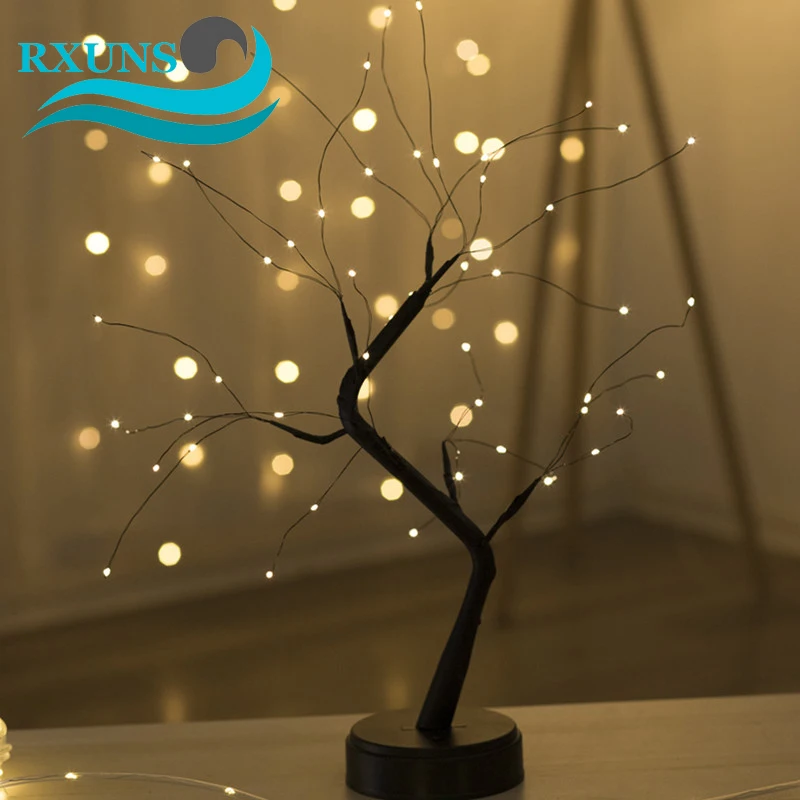 

Tree Night Light Bonsai Gypsophila Lights USB/AA Battery Power DIY Home Party Wedding Indoor Decoration Creative Led Nightlight