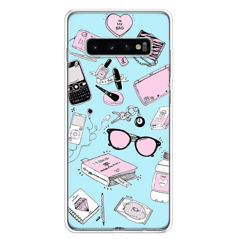 Девичий пастельный Готический чехол для телефона samsung Galaxy S10+ Lite Note 10 9 8 S9 S8 J4 J6 J8 Plus S7 S6 чехол