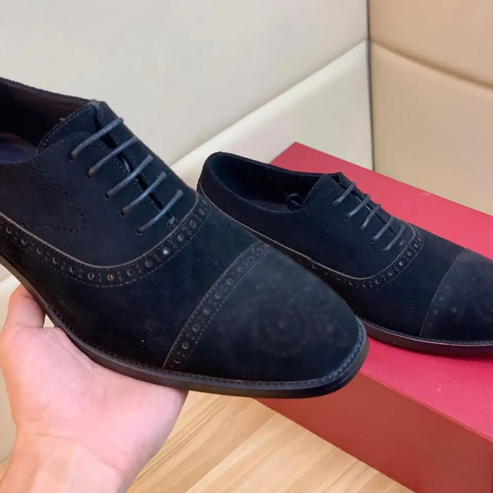 

2020 trendy business leather shoes