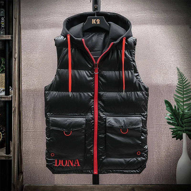 

Жилет мужской, жилет из хлопка, Корейская версия, модный жилет, индивидуальное мужское осенне-зимнее пальто