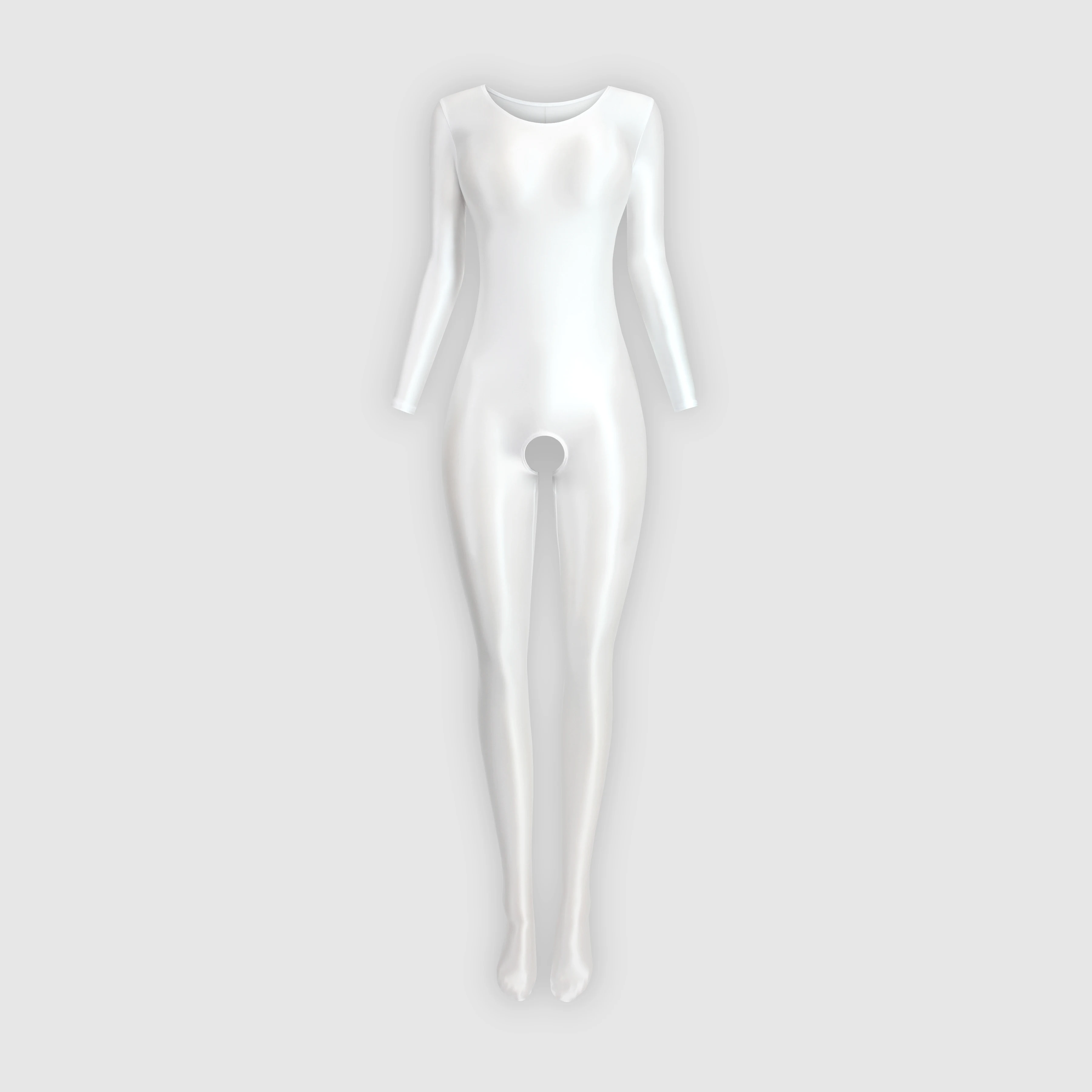 Women's Sexy Shiny Bodysuit Tight-fitting Oil glossy Overalls Yoga Zentai Suits Casual Sport Tights Catsuits Jumpsuits MJINM