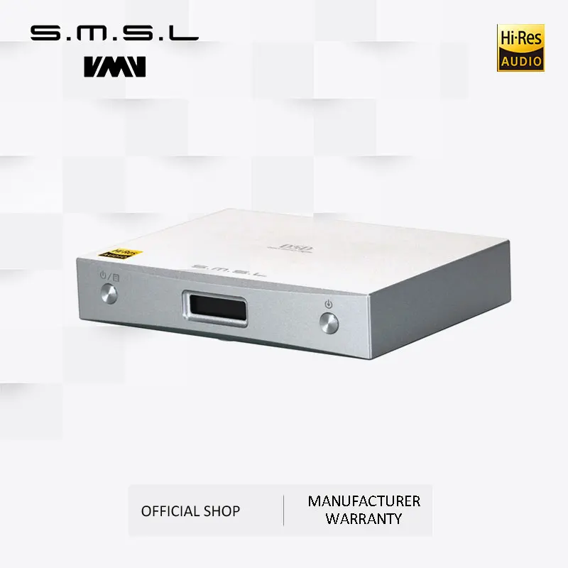 Новый SMSL M8A встроенный декодер DSD512 HIFI с поддержкой DOP DAC ES9038 pcm768 кГц усилитель Micro USB