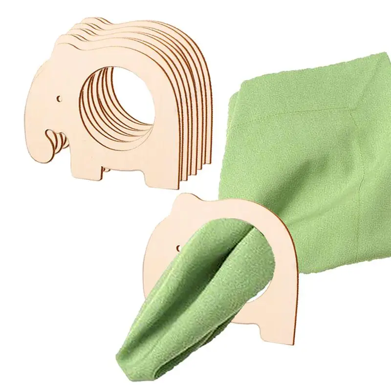 20 шт. деревянные кольца для салфеток в форме яйца|Кольца салфеток| |