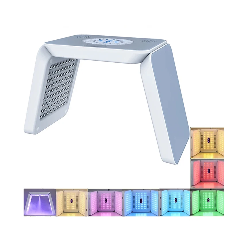 

Spray Moisturizing Photon PDT LED Light Mini Spa Facial Mask Machine 7 Colors Skin Rejuvenation Light Therapy Beauty Device