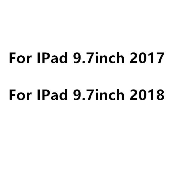 For ipad 9.7 2 шт Защитная пленка для экрана, чехол для Apple Ipad Mini 1 2 3 4 5 Air 5 6 I Pad Pro 11 10,5 9,7 дюймов Funda - Цвет: For ipad 9.7