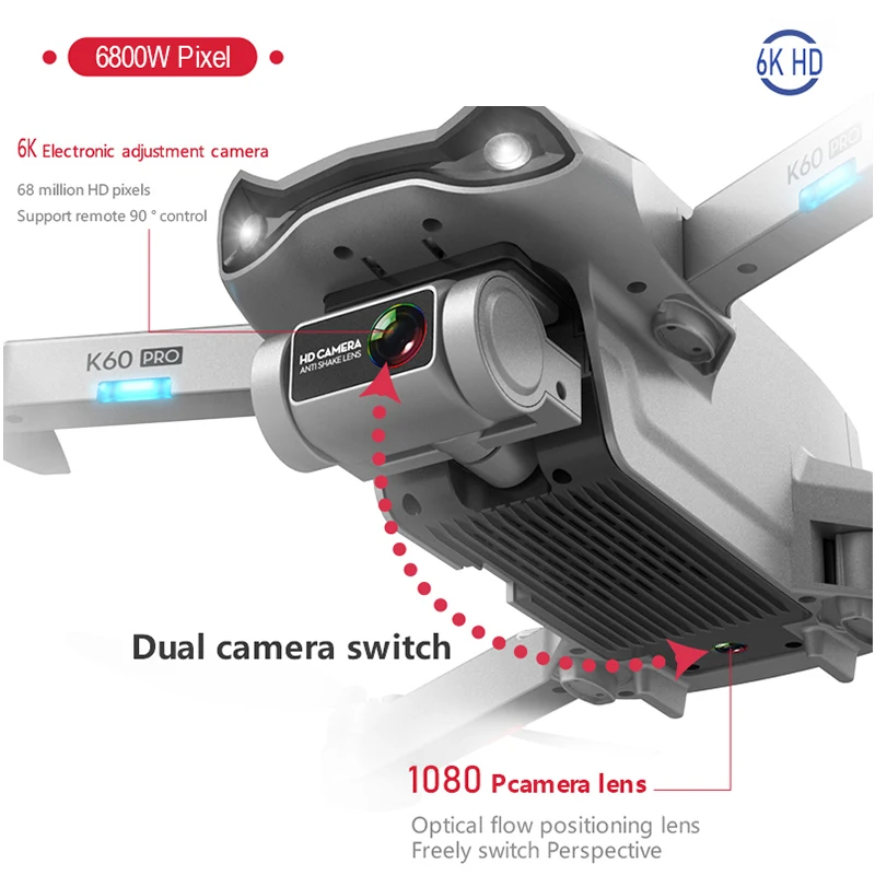 новый k60 pro gps беспилотные летате