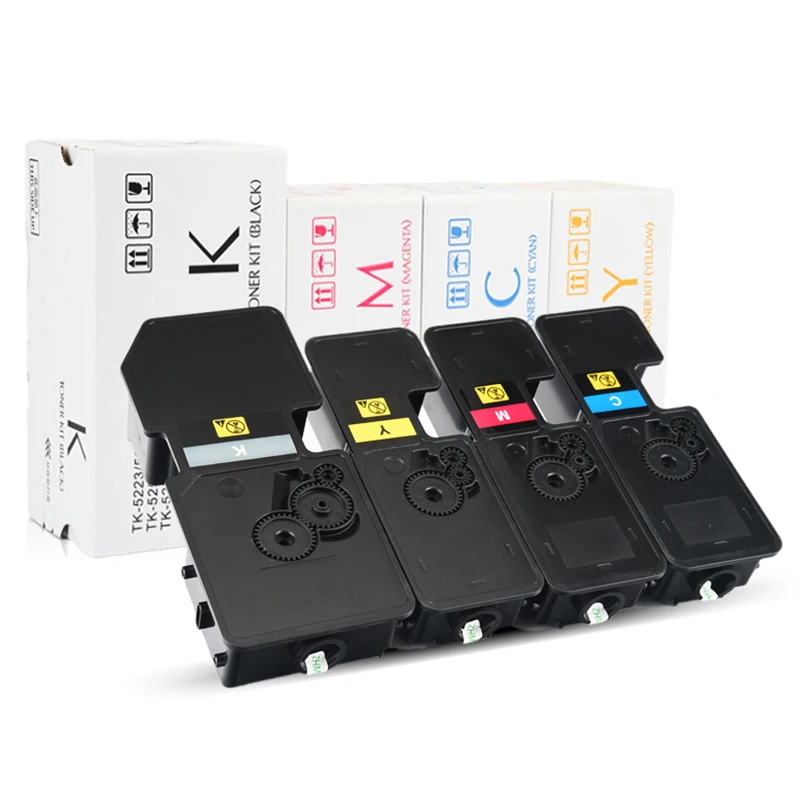4 Colors ompatible TK-5223K TK5230 TK5234 toner cartridge reset chip for Kyocera ECOSYS P5021cdn P5021cdw M5521cdn M5521cdw