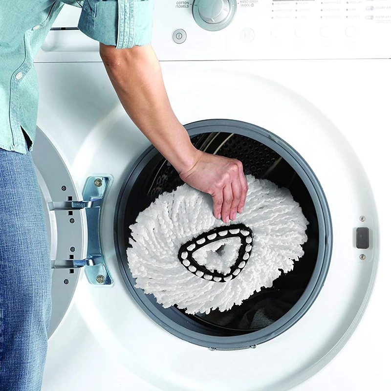 

360 Degree Rotation Easy Wring Spin Mop Refill Mop Accessories Replacement Head VJ-Drop