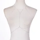 Модные Золото звено цепи бюстгальтер многослойных сексуальное пляжная портупея для Бикини V ожерелья для женщин, ювелирное изделие, подарок