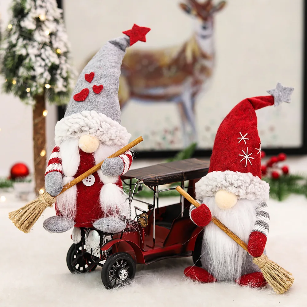 

Рождественская Кукла Gnome без лица, Рождественский стенд для куклы, декор для детской комнаты, Рождественский новый год 2022, детские игрушки, п...