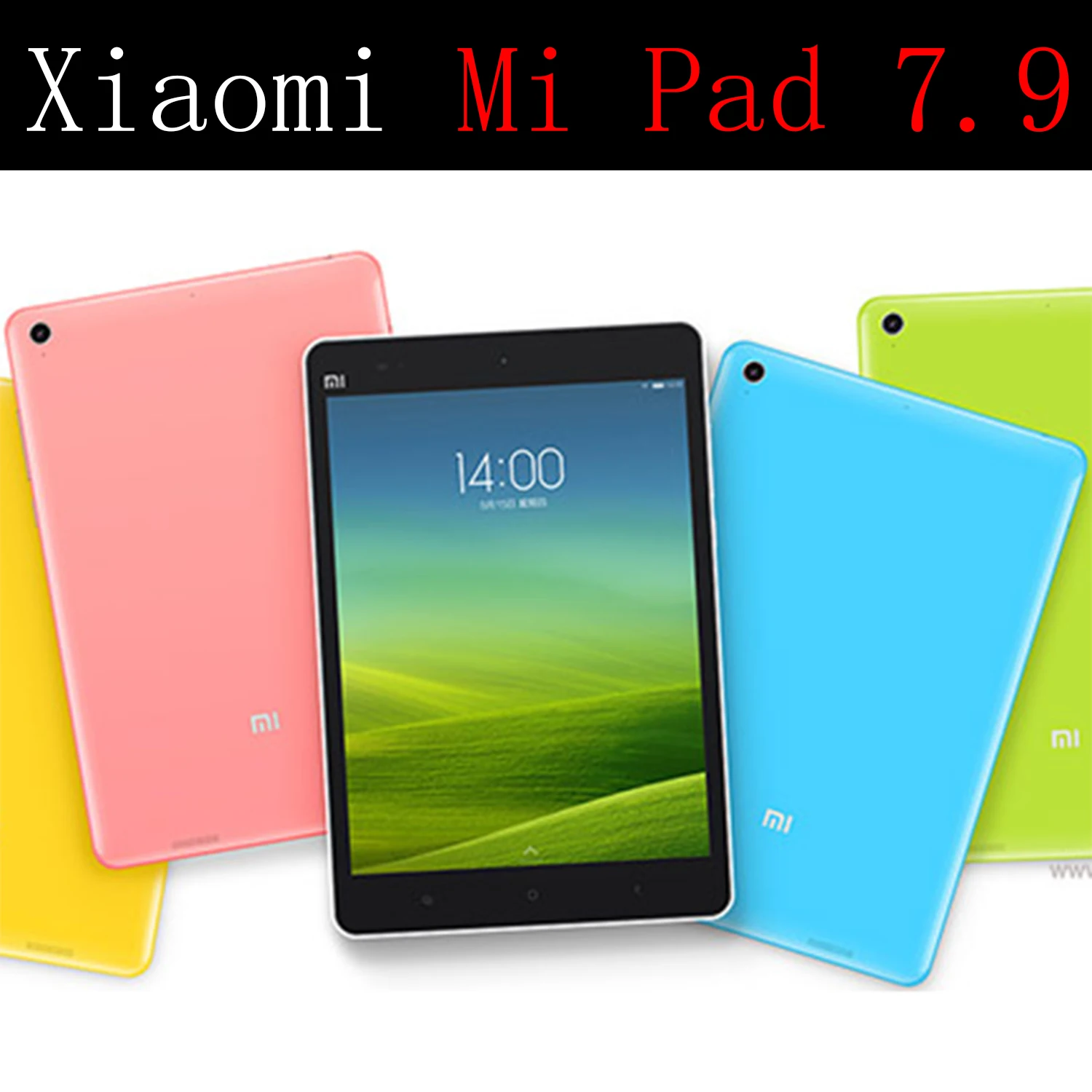 tablet flip case for Xiaomi Mi Pad 7.9&quot Smart wake UP Sleep leather fundas fold Stand cover Solid bag capa card Mipad 2014 | Компьютеры
