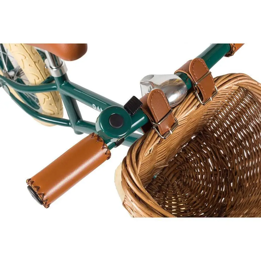 

Vintage Bicycle Basket Handmade Bike Rattan Hanging Organizer Bag Wicker Straw Storage Backpack Nordic Girls Kids Room Decor