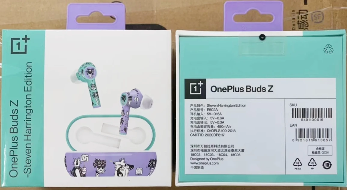 Чехол из ПВХ для OnePlus бутоны наушники вкладыши TWS с Беспроводной Bluetooth 5 0