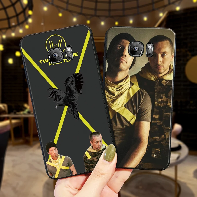 Twenty one pilots плащ Тренч Чехлы для мобильных телефонов samsung A5 3 6 7 8 9 10 A10 A20 30 40 50 60 70 M40