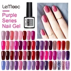 Гель-лак для ногтей LEMOOC, 8 мл, красочная основа для перманентного УФ-покрытия, верхнее основание, лак для ногтей, дизайн ногтей сделай сам