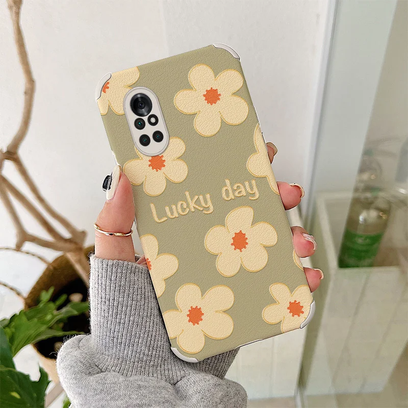 

Pretty Little Red Flower Phone Case For Huawei Nova8 8Pro 8SE Nova 7 7Pro 7SE 6 6se 5 5Pro 5Z 5I 5Ipro 4 4E Cover