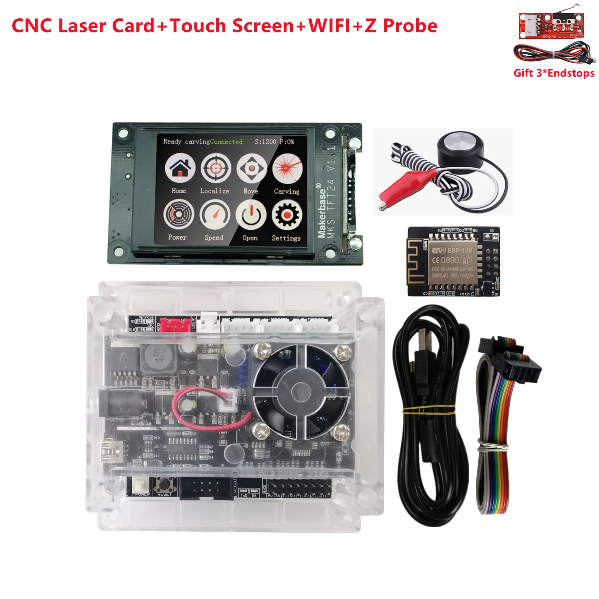 GRBL1.1 CNC лазерная гравировка обновленные детали CNC3018 pro офлайн MKS TFT24 карта