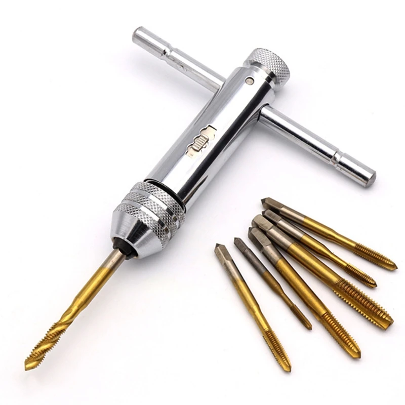 

Holding Taps Drills Reamers Small Tools Rigid Hold Sliding and Removable Handle