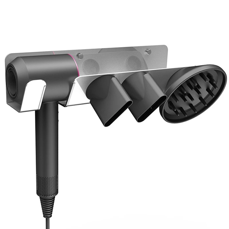 hair dryer wall mount holder aluminum alloy bracket holder for dyson supersonic hair dryer free global shipping