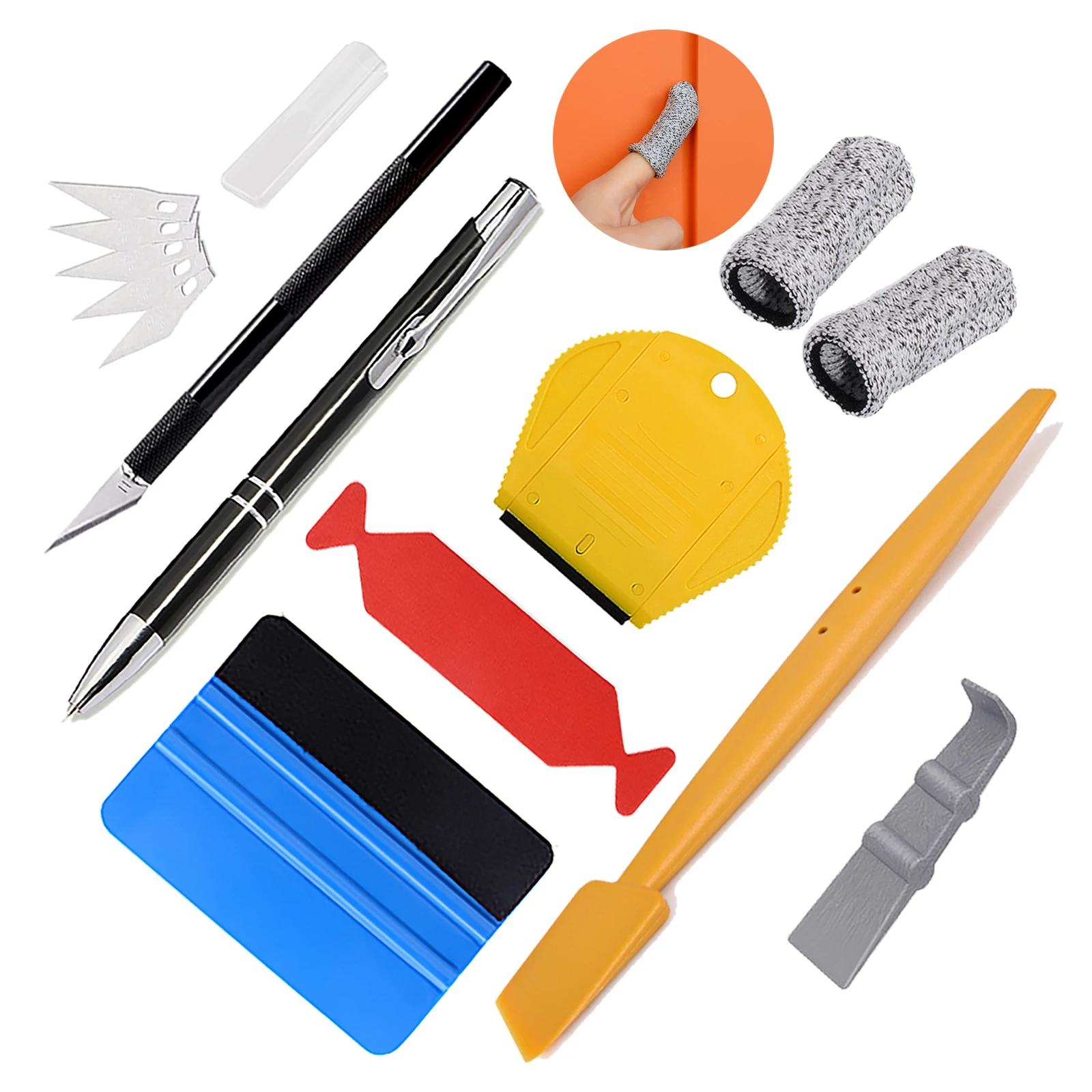 Виниловая наклейка EHDIS нож для резки скальпеля пленка из углеродного волокна