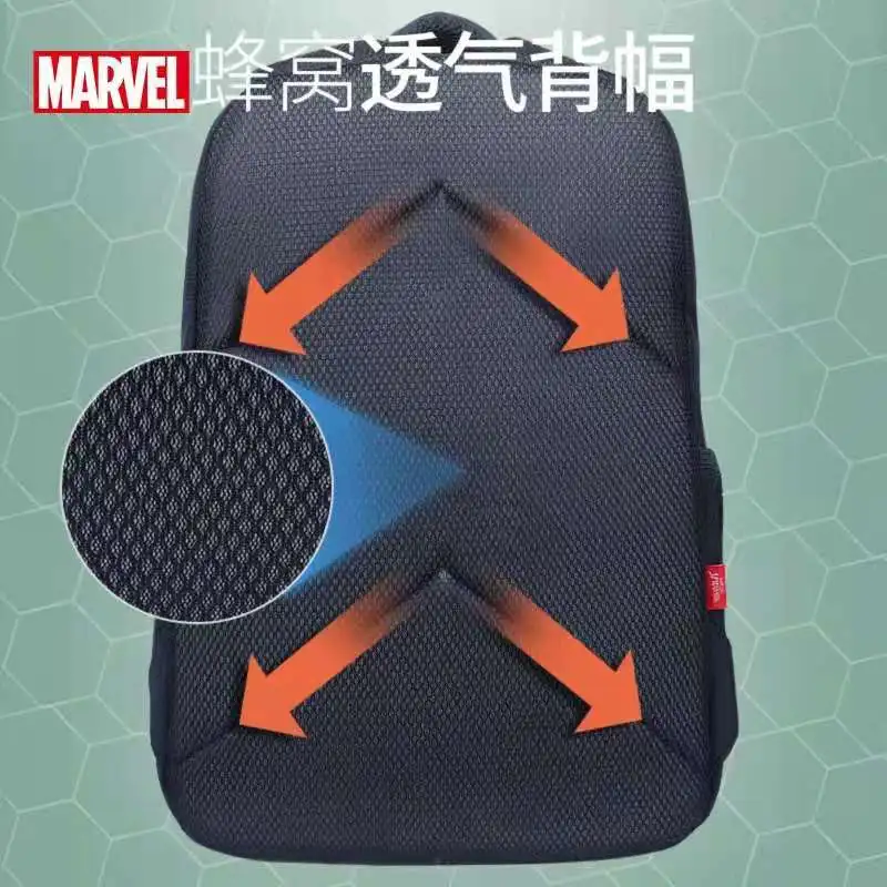 2021 Disney New Causal School Bags For Boys Primary Student Shoulder Orthopedic Backpack Spider Iron Man Captain America Gift