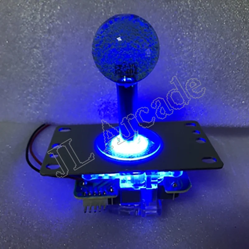 2 шт. Аркада Jamma джойстик 12V горит светодиодный копия SANWA 5pin Тип палка боевые рокер |