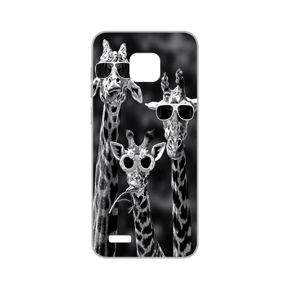 59 GUCOON Silicone Cover for Ulefone Note 7 S11 6.1inch Case Soft TPU Protective Phone Case Cartoon Wolf Flower Cat Bumper Shell - Цвет: 59