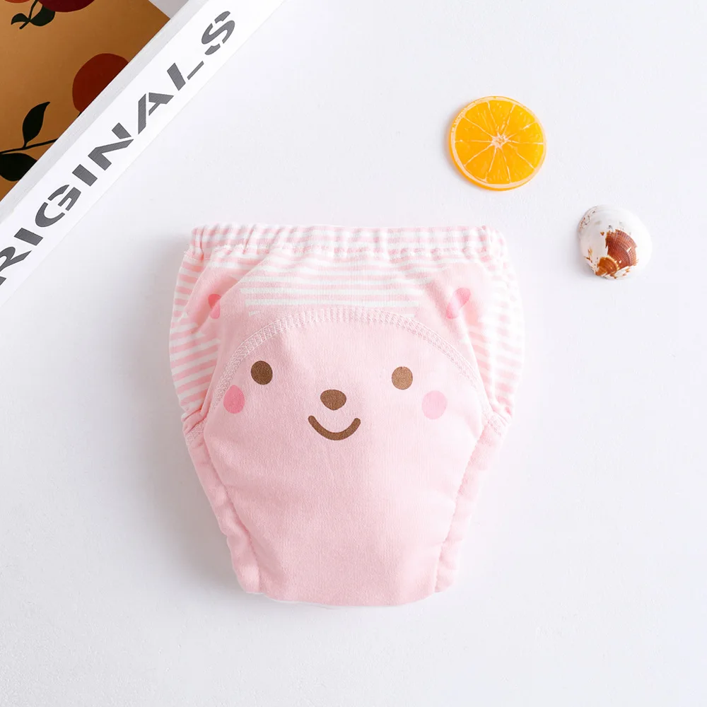 

5 Pcs Lot Baby Gauze Diaper Waterproof Washable Underwear Pure Cotton Kids Training Pants 04002
