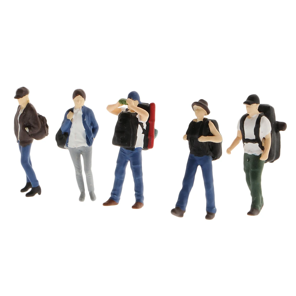 

1:64 Scale Resin Figure Street Scene Model Hiker Character Figurine