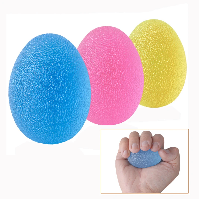 Силиконовый ручной эспандер в форме яйца для фитнеса усиленный женский тренажер