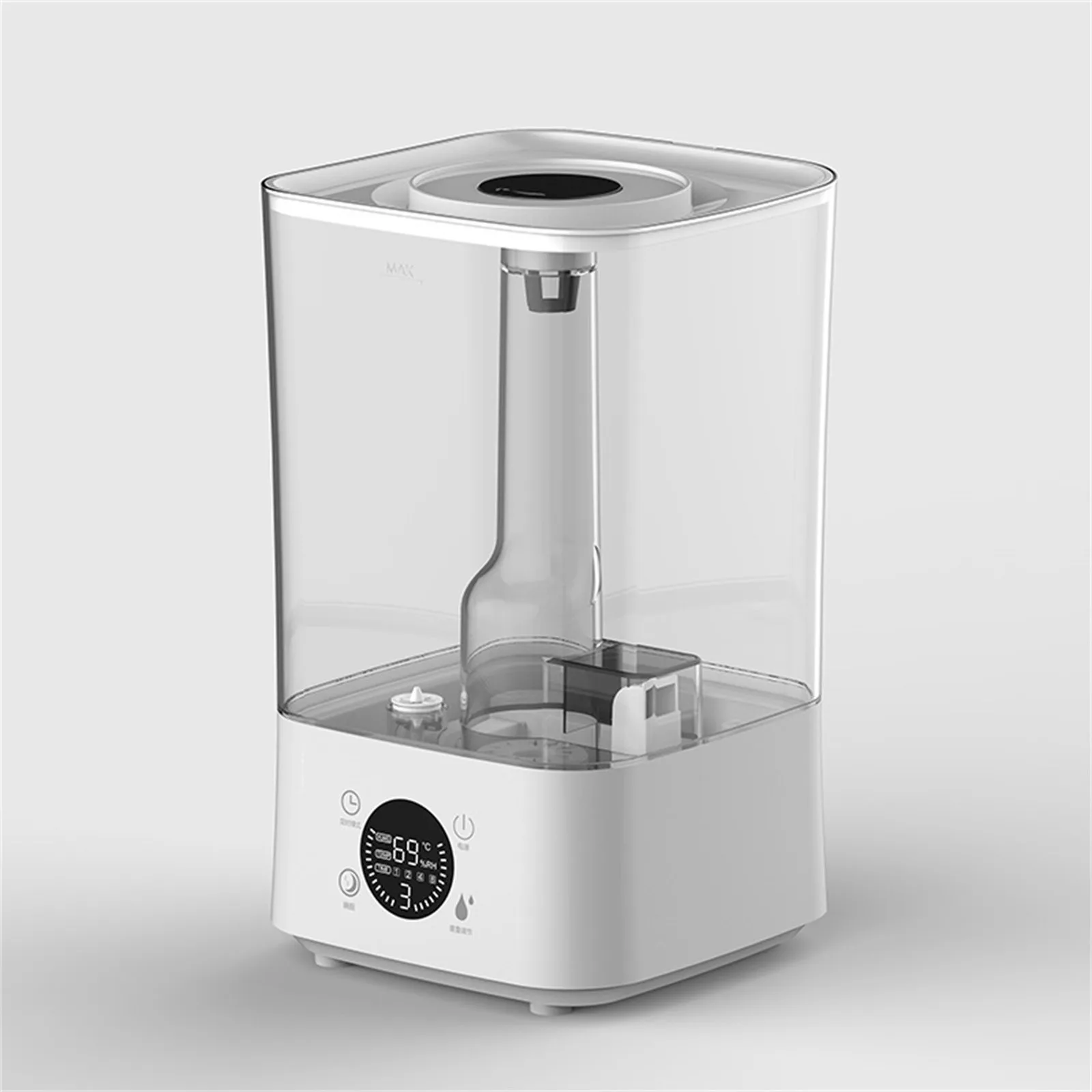 Квадратный аромадиффузор увлажнитель воздуха тихий Usb лампа для создания