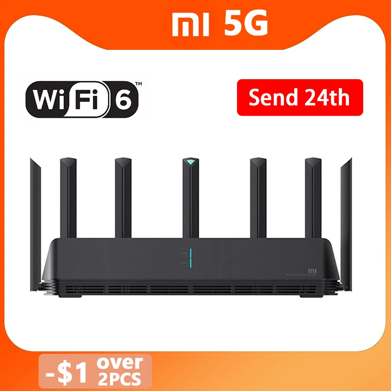 Новый Xiaomi AX3600 AIoT Wi Fi маршрутизатор 6 5G WPA3 Wifi6 600 Мб двухдиапазонный 2976Mbs Gigabit