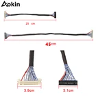 FIX-30P-D8 LVDS для ремонта кабеля, 250 мм450 мм с крючками, 30 контактов, D8, двойной, 2 канала, 8 бит, Шаг 1,0 мм для контроллера панели ЖК-дисплея 17-21