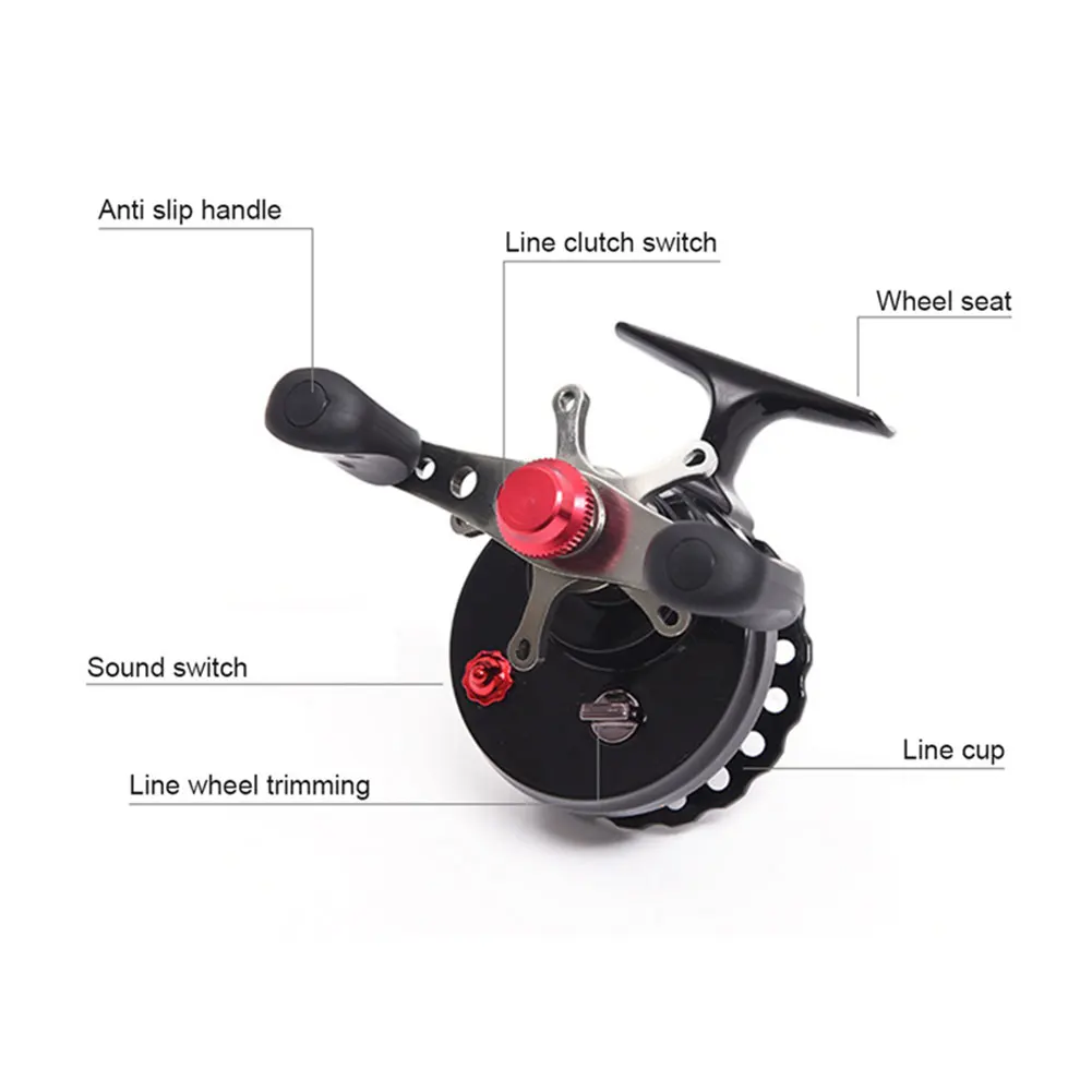 

Aluminum Alloy DWS60 4 + 1BB 2.6:1 65MM Fly Fishing Reel Wheel With High Foot Fishing Reels Fishing Accessories Fishing Coil