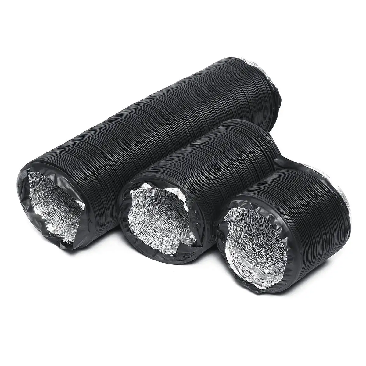 Гибкая выхлопная труба диаметром 15 см 1 5 м/3 м/6 м ПВХ Алюминиевая воздушная