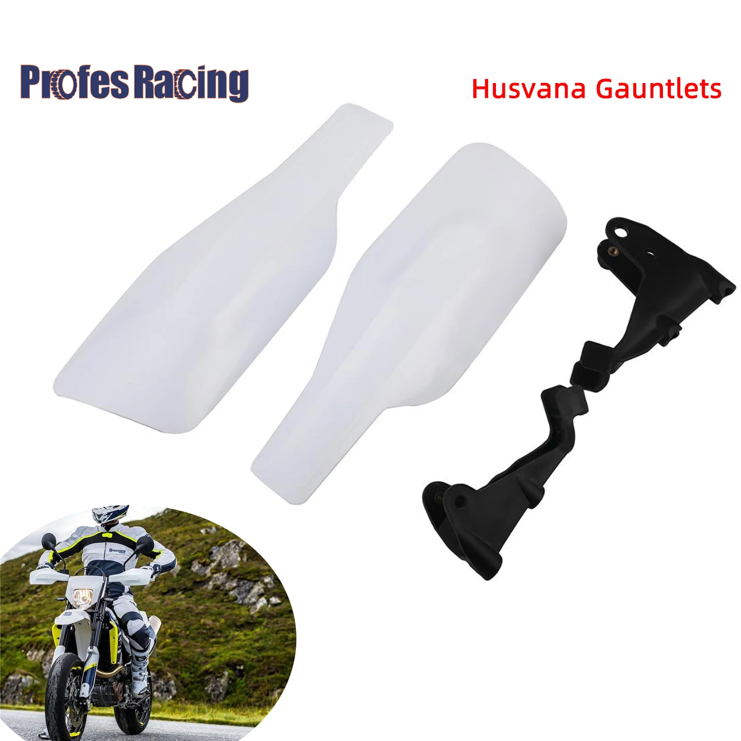 

White Motorcycle Handguards Handle bar For Husqvarna FC250 FC350 FC450 TC125 TC250 2016 2017 TX300 FX350 FX450 2017 Hand Guards