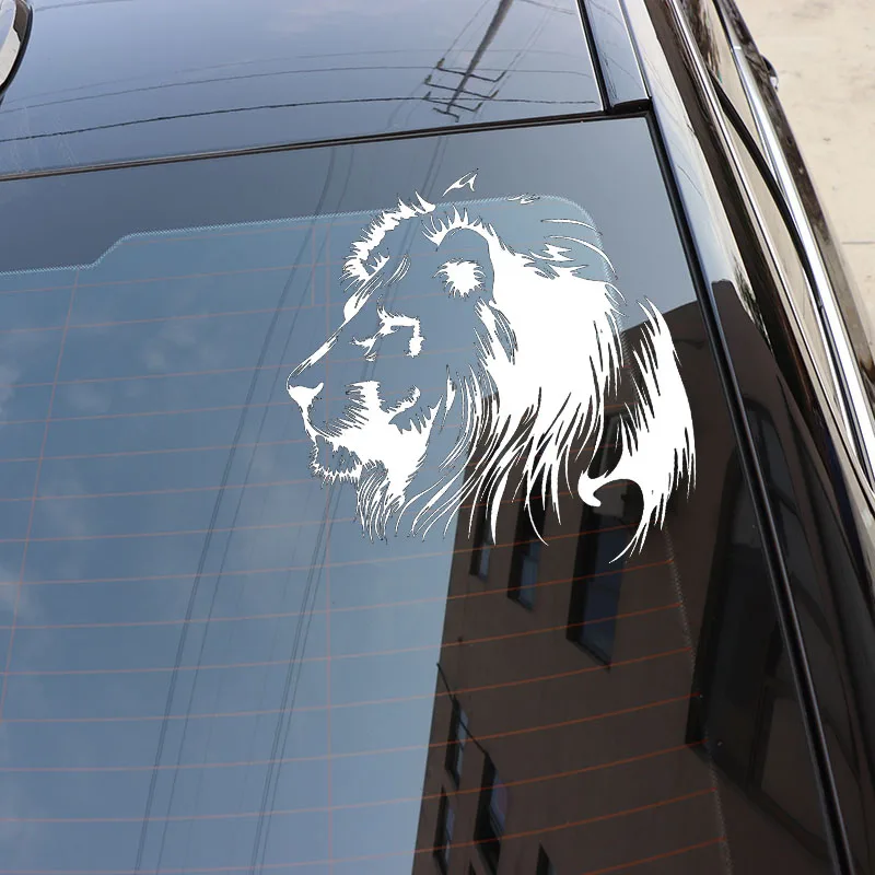 

20.9*19.5cm Creative meditation lion Car-Sticker Automobiles Motorcycles Window Bumper Laptop Vinyl Decal PVC Decorative Goods