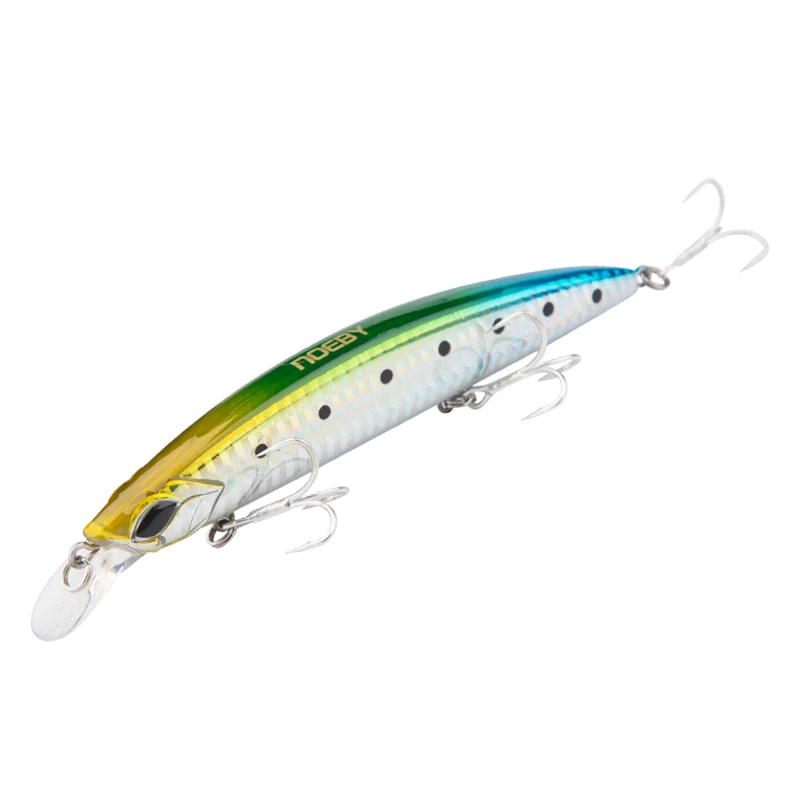 

NOEBY 3D Eyes 130mm 23g Floating 0-1.5m Long Casting Artificial Spinning Sea Wobblers Fishing Lure NBL9498