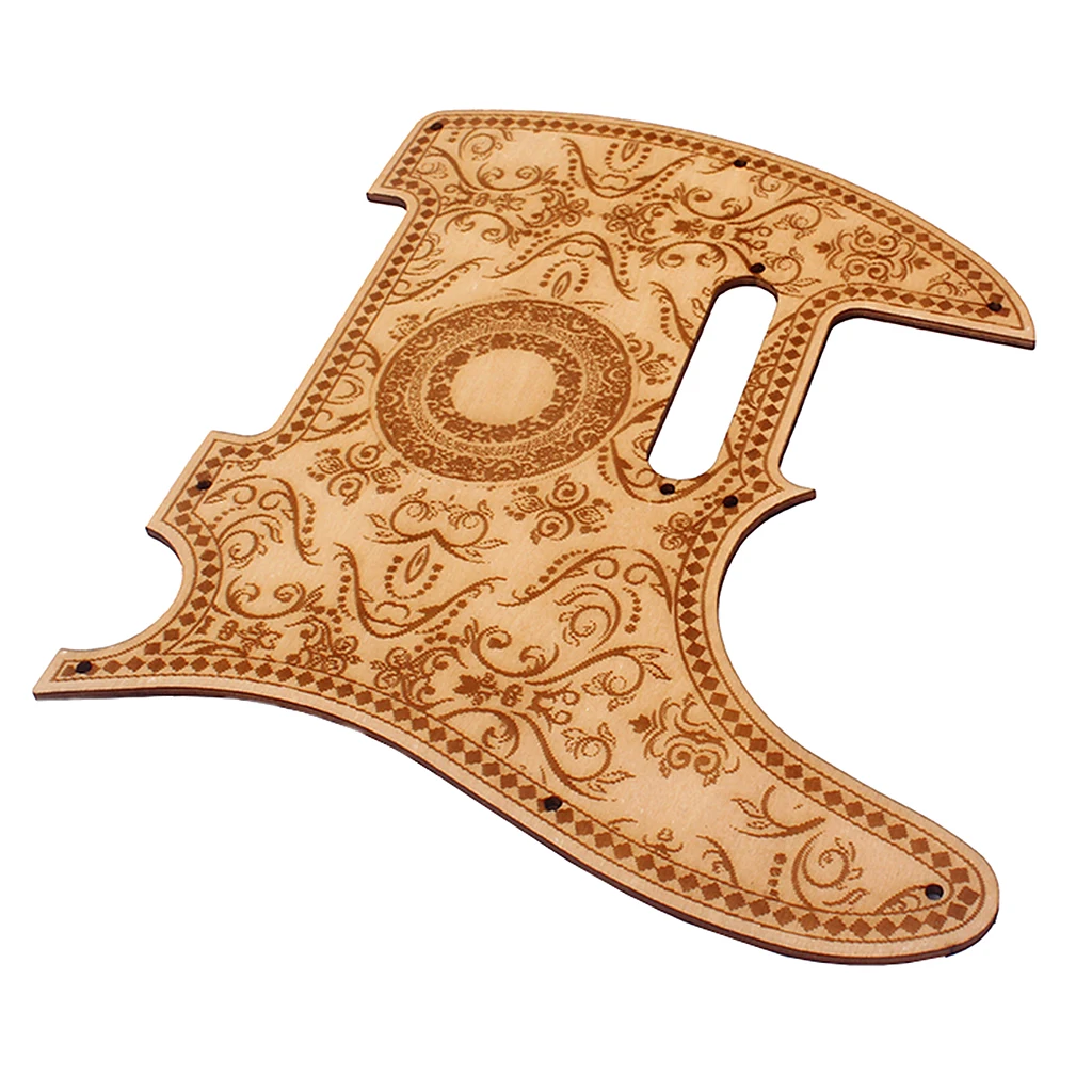 

Maple Pickguard Scratch Protection Plate 215x190x2.2mm for TL Guitars