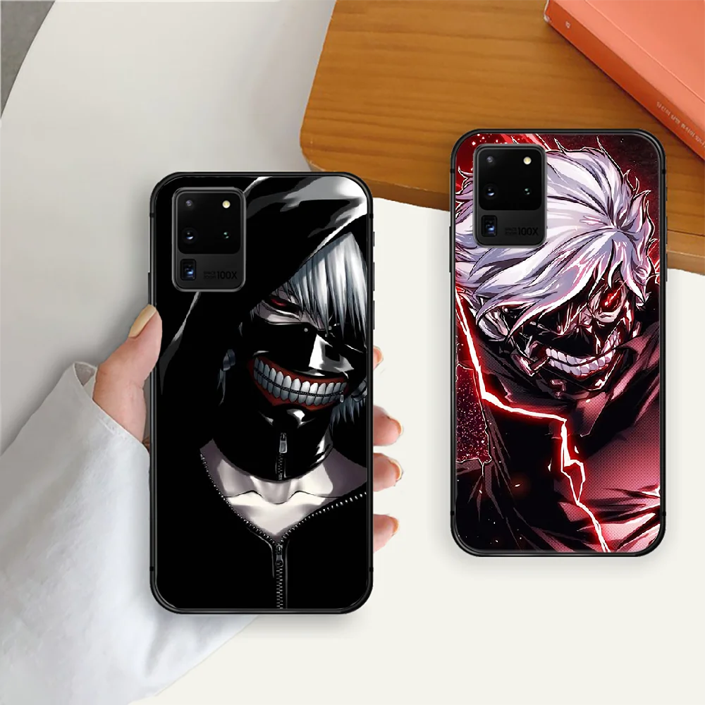 

Tokyo Ghoul Trendy Anime Phone Case Cover For Samsung Galaxy Note S 7 8 9 10 10E 20 Plus Lite Uitra Black Soft Silicone Pretty