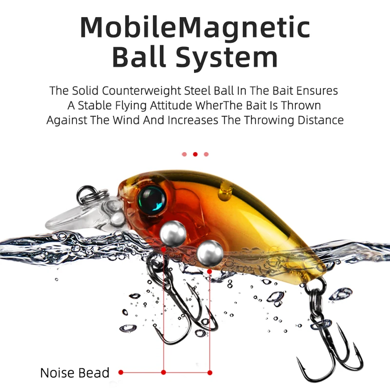 5 шт./лот горячая модель Горячая Распродажа рыболовные приманки bear king 35 мм/3 г