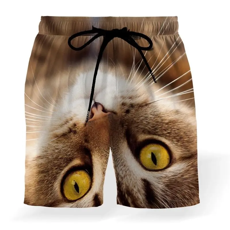 

Fashionable Men's Casual 3D Printed Animal Pattern Shorts Men's Children's Sports Beach Comfortable Swimming Trunks