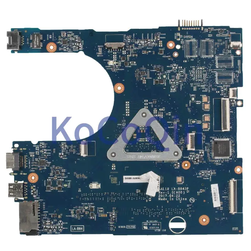 Для DELL Inspiron 5458 5558 5758 Pentium 3825U Материнская плата ноутбука CN-0X1K27 0X1K27 AAL10 LA-B843P SR24B DDR3