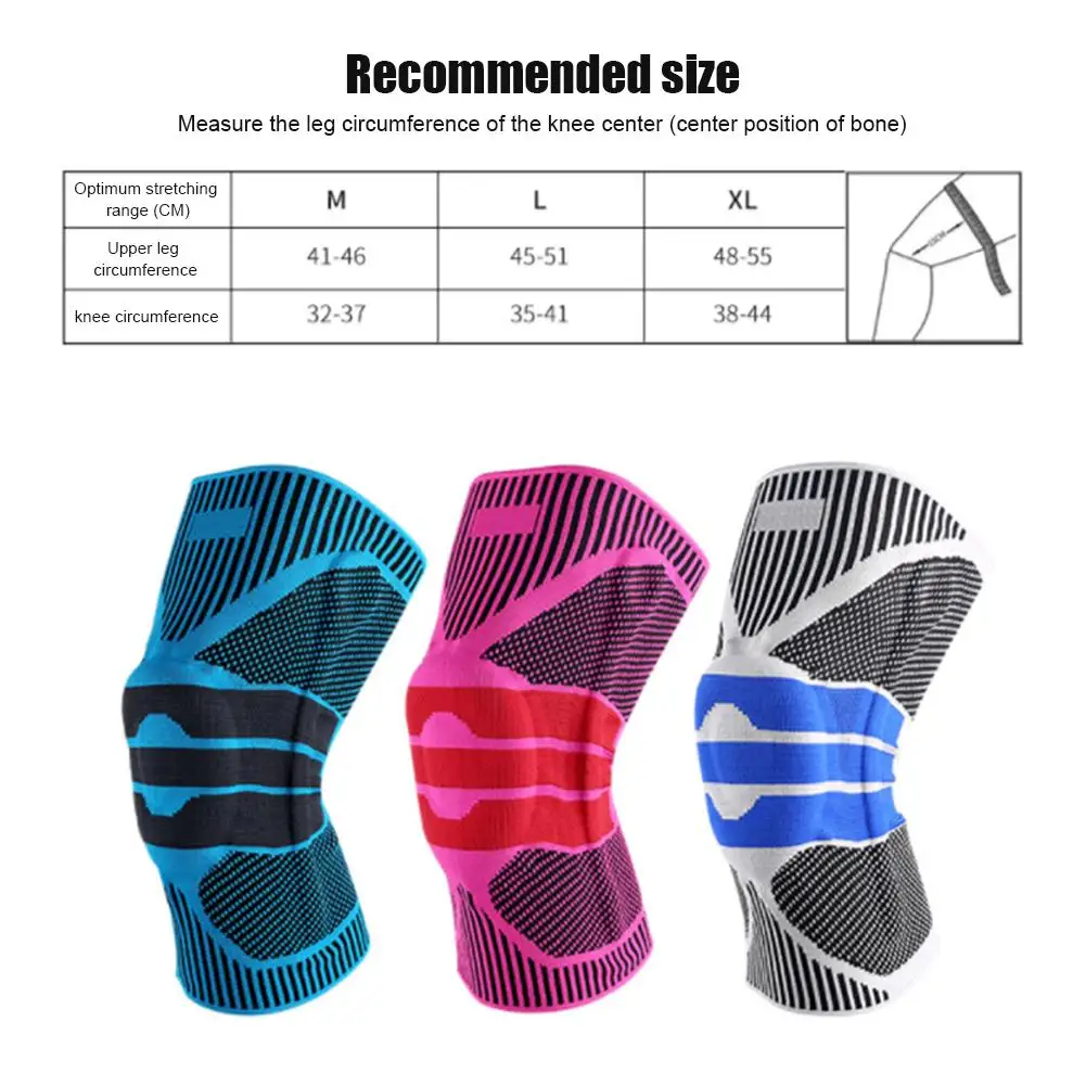 

1PC Breathable Knee Protector Pad Anti-collision Ergonomic Comfortable Protective Knee Pad Fitness Basketball Accessories