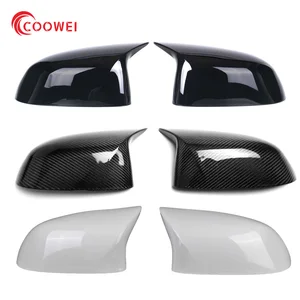 2014 2020 1 pair replacement carbon mirror cover for bmw x5 g05 x6 g06 x3 g01 x4 g02 abs mirror cover x5 f15 x6 f16 x3 f25 f26 free global shipping