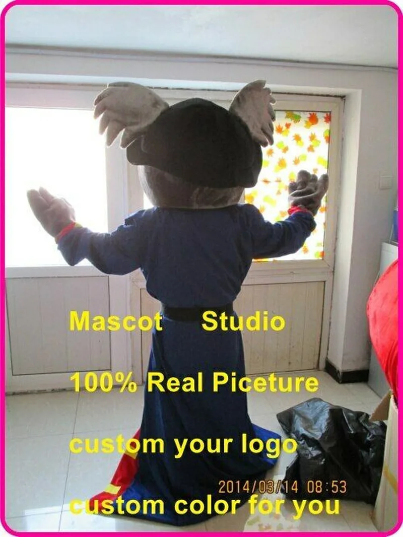 Костюм пирата коала для косплея костюм-талисман вечеринки костюм Хэллоуина